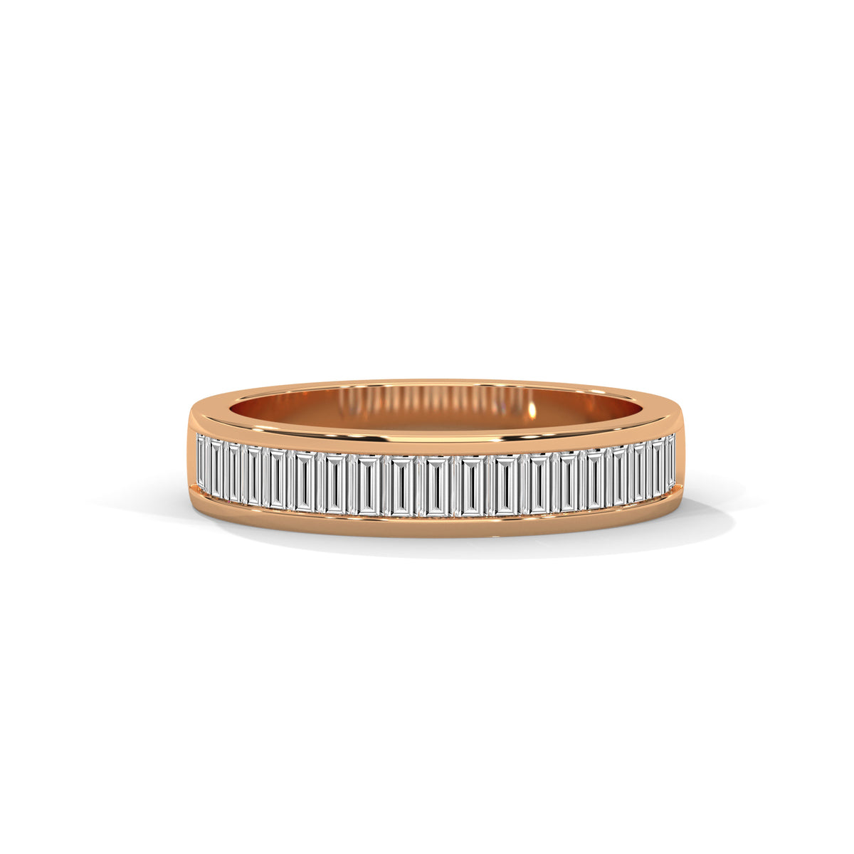 Glacier Channel Baguette Ring