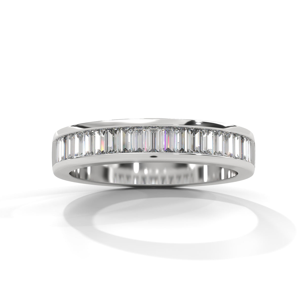 Glacier Channel Baguette Ring