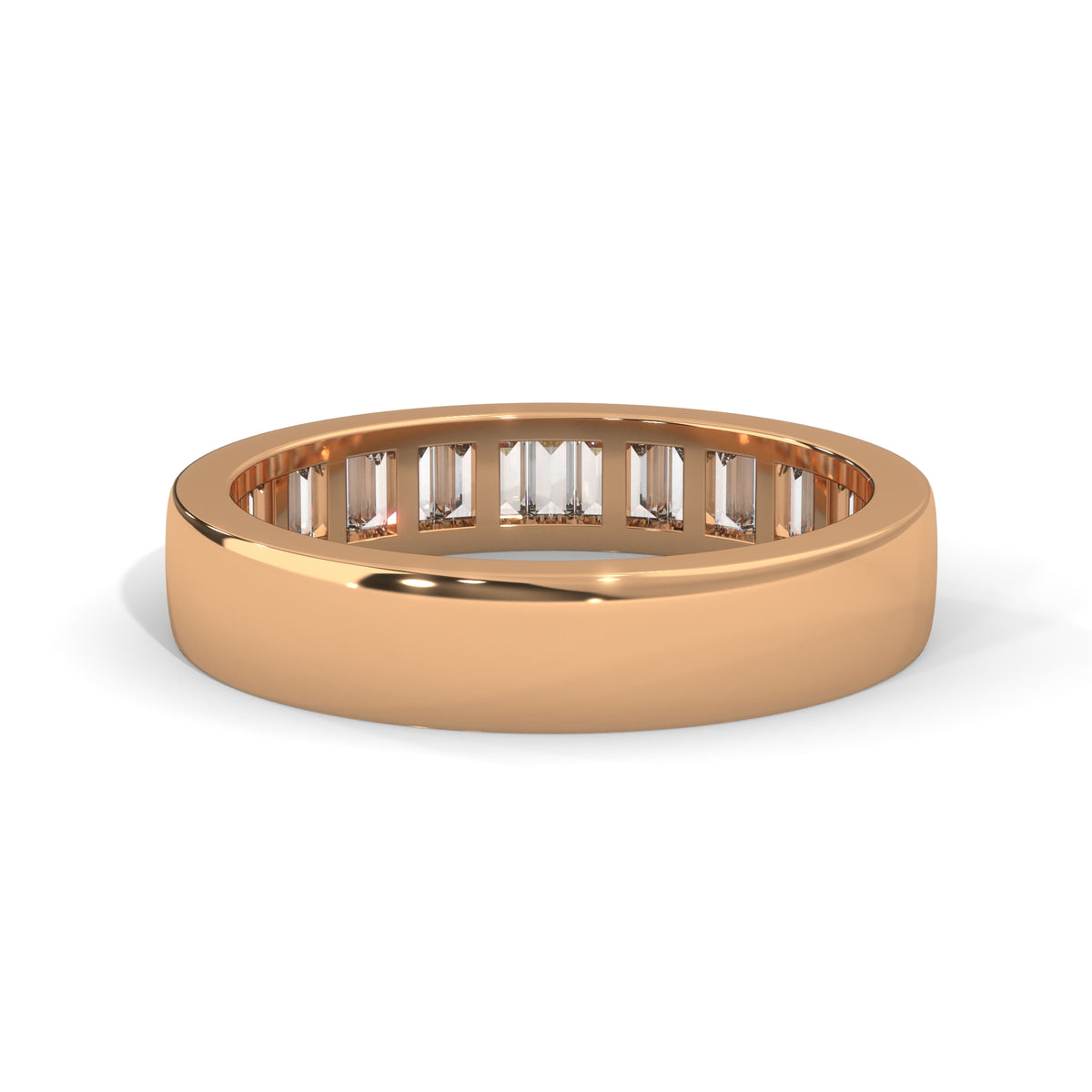 Glacier Channel Baguette Ring