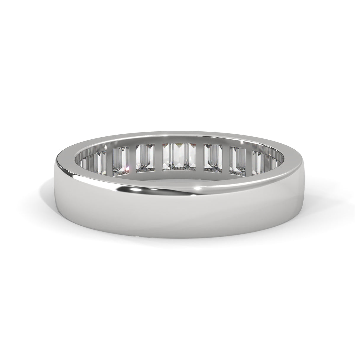 Glacier Channel Baguette Ring