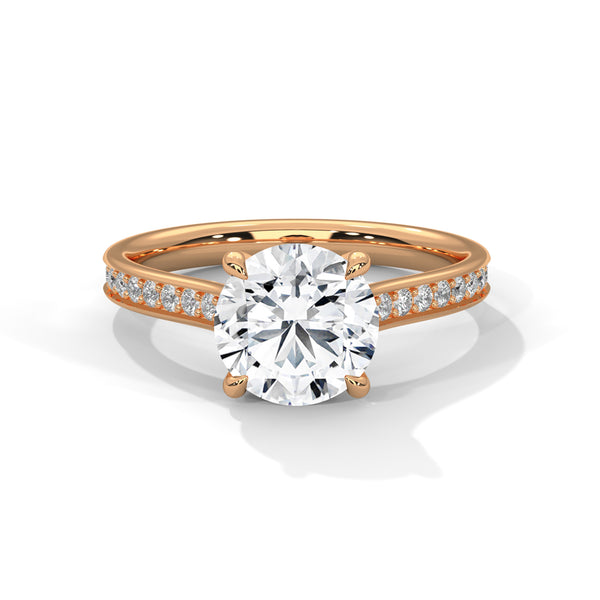 Celestial Crown Solitaire Ring
