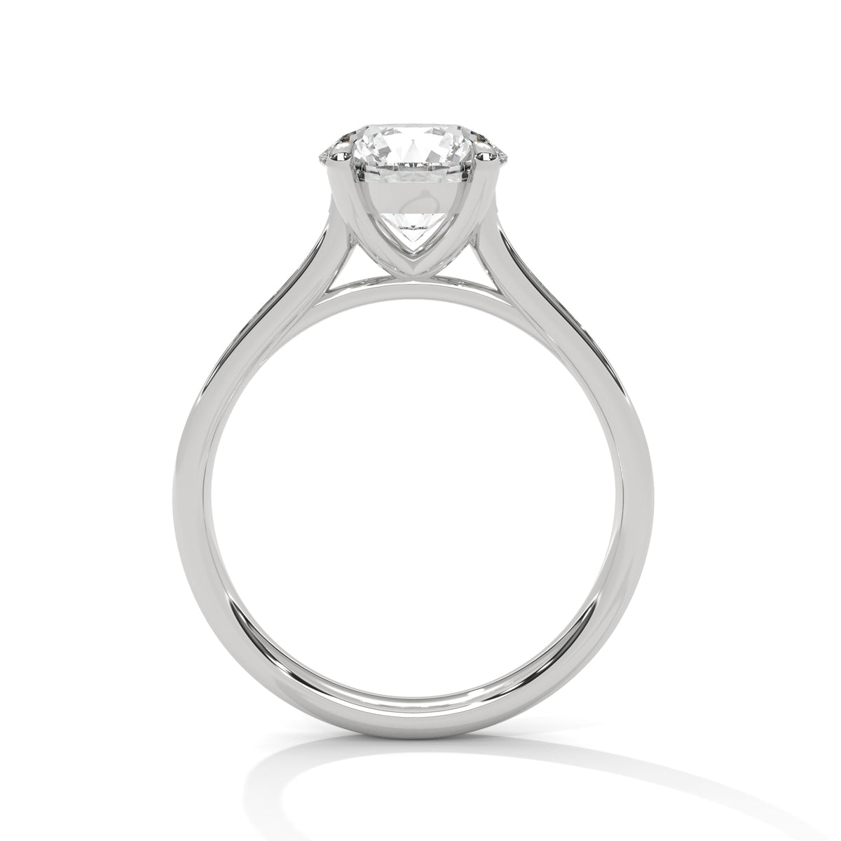 Celestial Crown Solitaire Ring