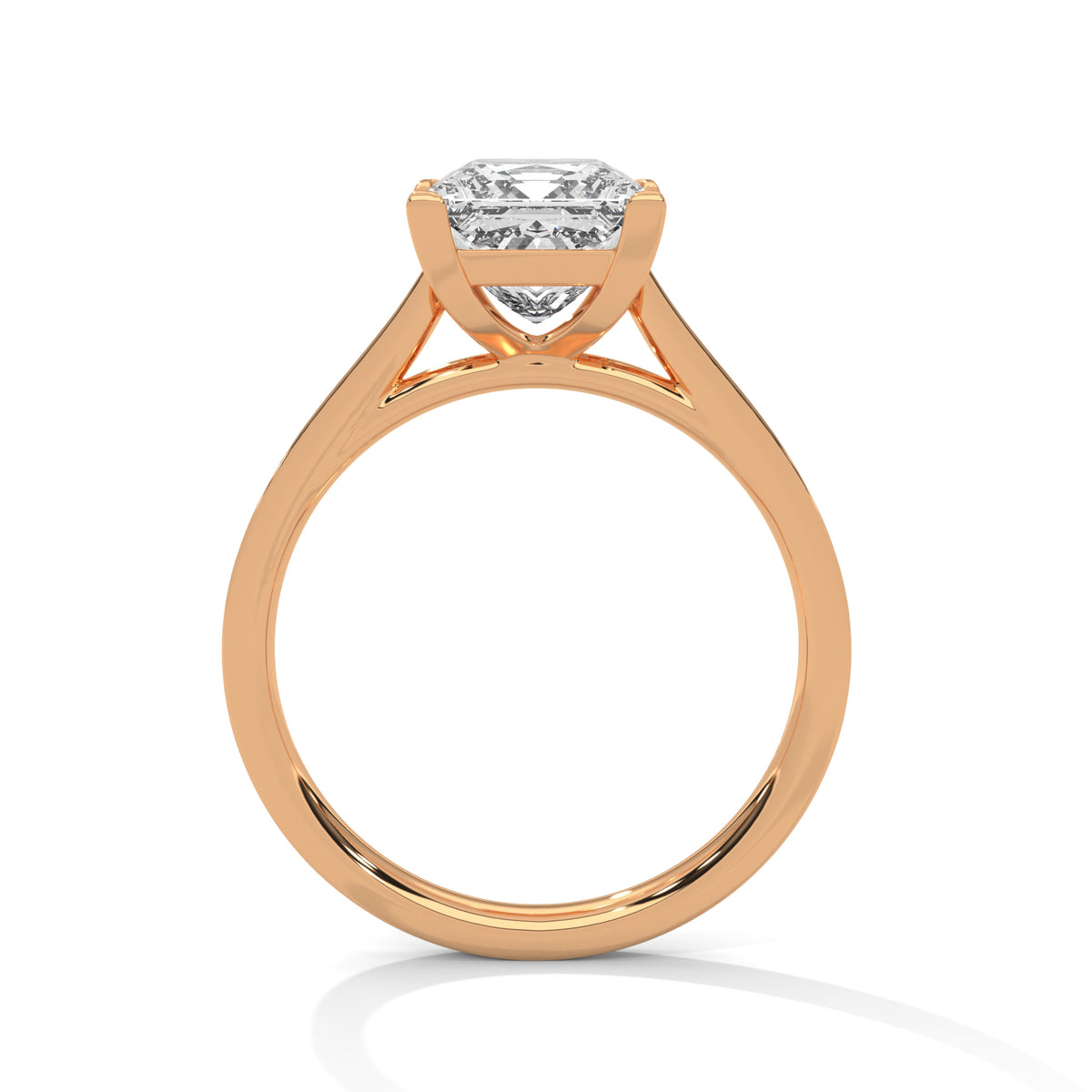 Royal Pave Solitaire Ring