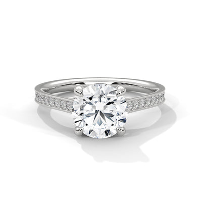 Celestial Crown Solitaire Ring — IGI Certified Diamond Jewellery | My Carat India
