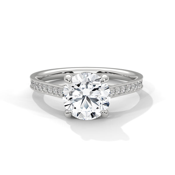 Celestial Crown Solitaire Ring