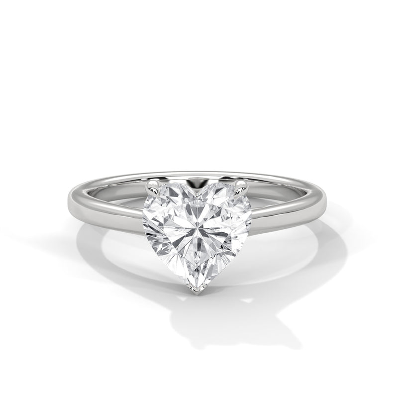 Eternal Heart Solitaire Ring