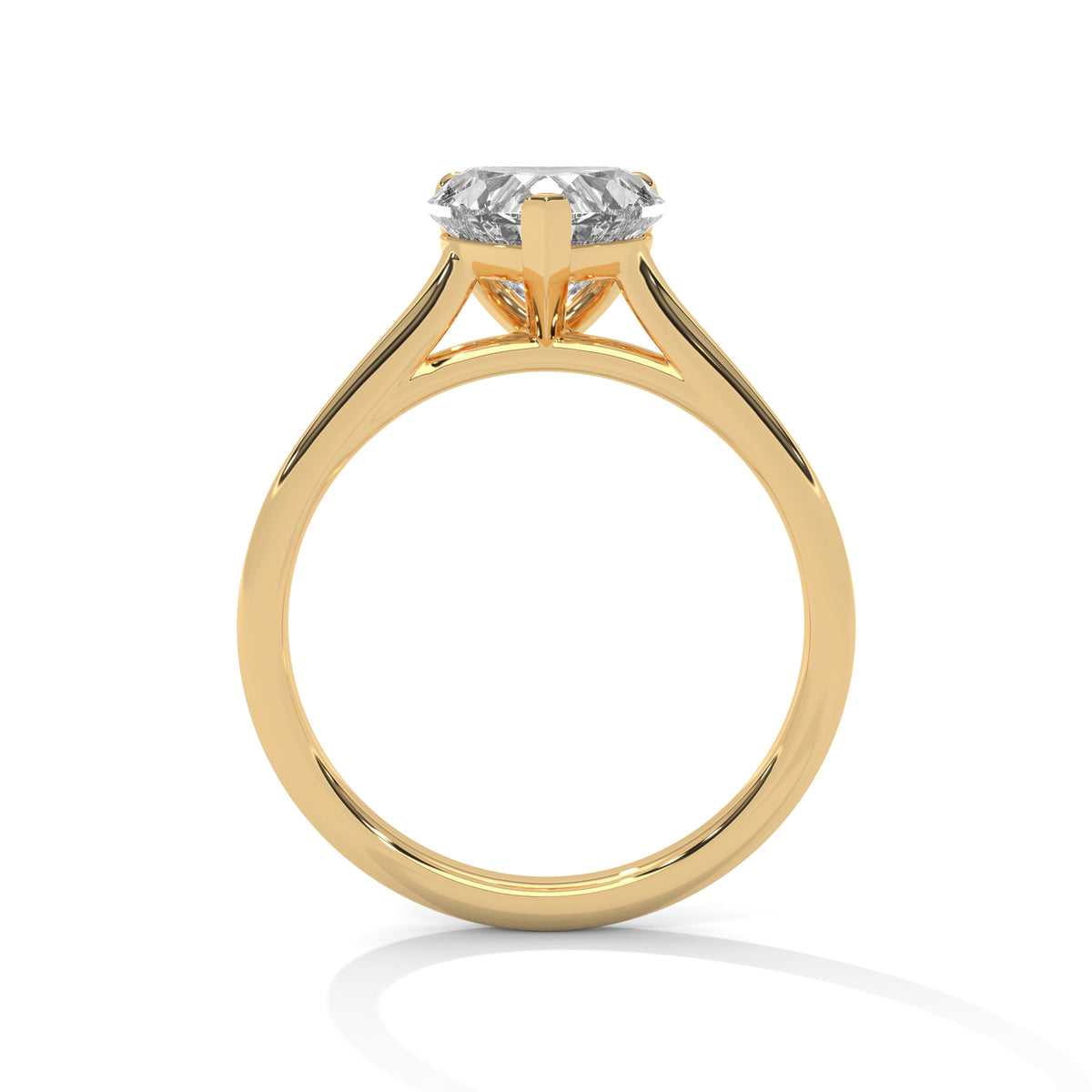 Eternal Heart Solitaire Ring