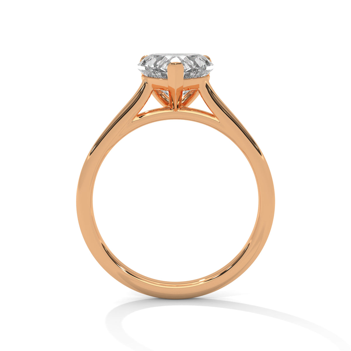 Eternal Heart Solitaire Ring