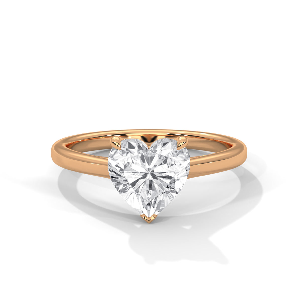 Eternal Heart Solitaire Ring