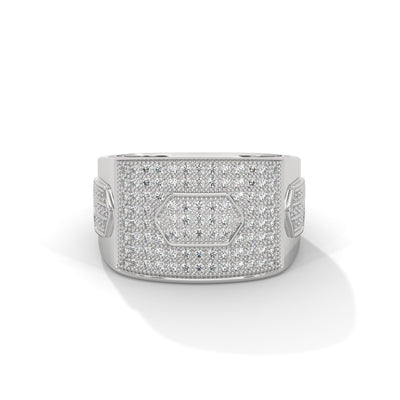 Sovereign Mosaic Statement Ring — IGI Certified Diamond Jewellery | My Carat India