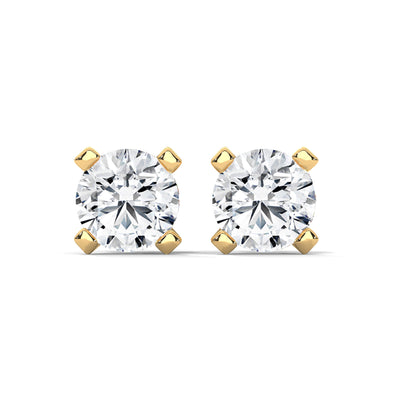 Brilliant Ice Solitaire Stud Earrings — IGI Certified Diamond Jewellery | My Carat India