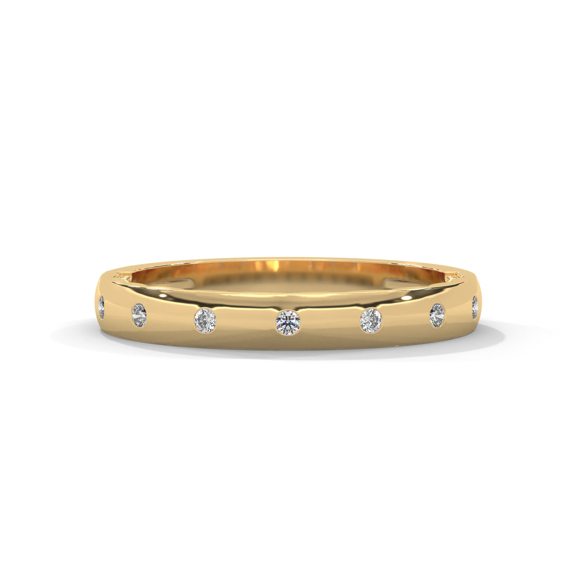 Scattered Stars Diamond Band Ring