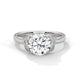 Crown Bloom Solitaire Ring