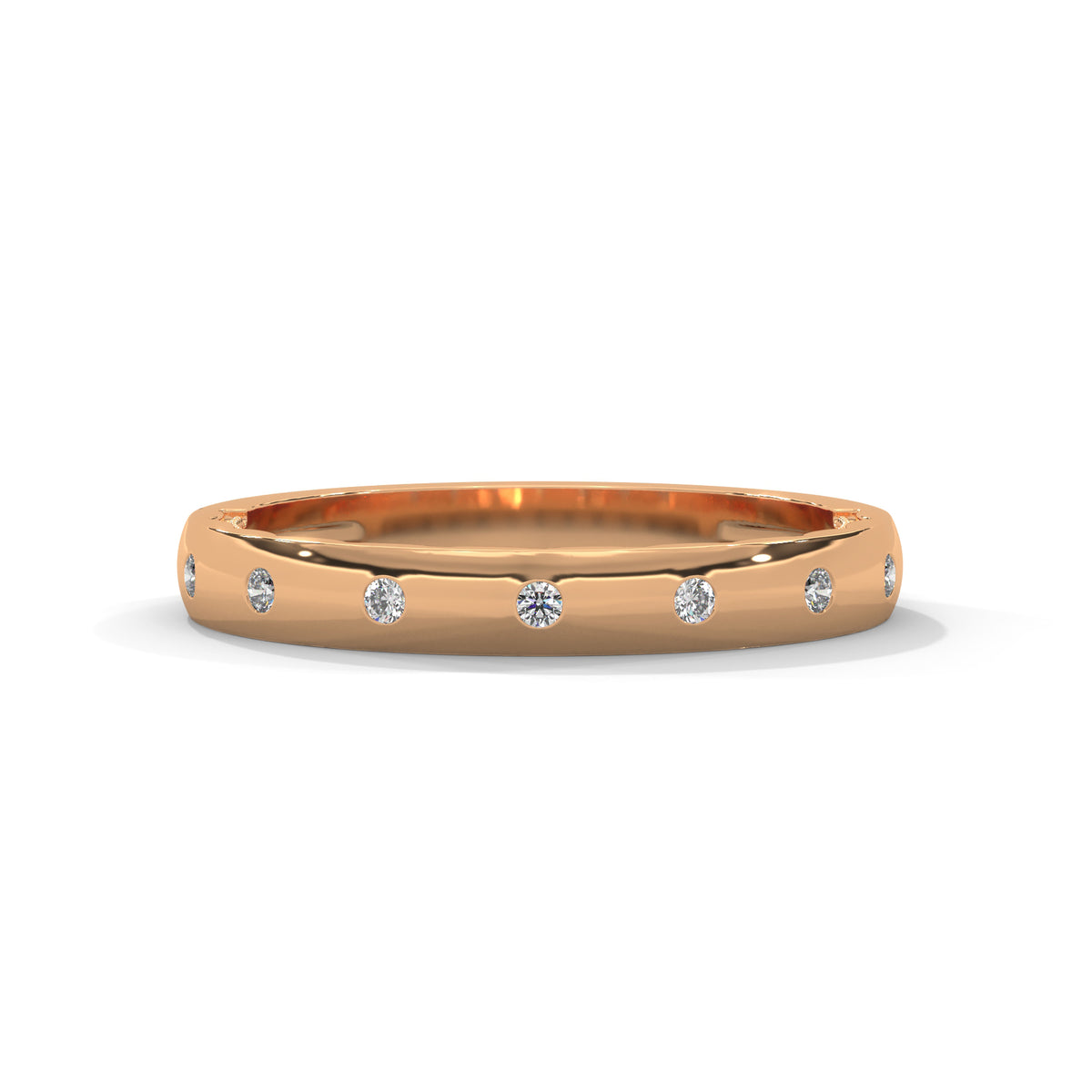 Scattered Stars Diamond Band Ring