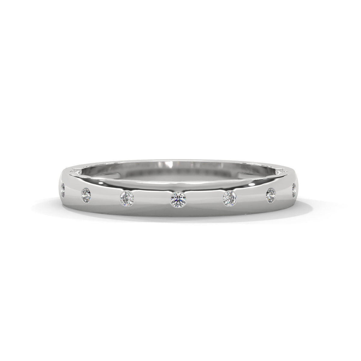 Scattered Stars Diamond Band Ring