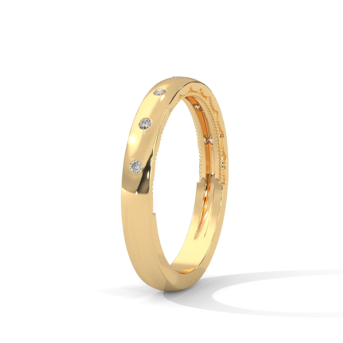 Scattered Stars Diamond Band Ring