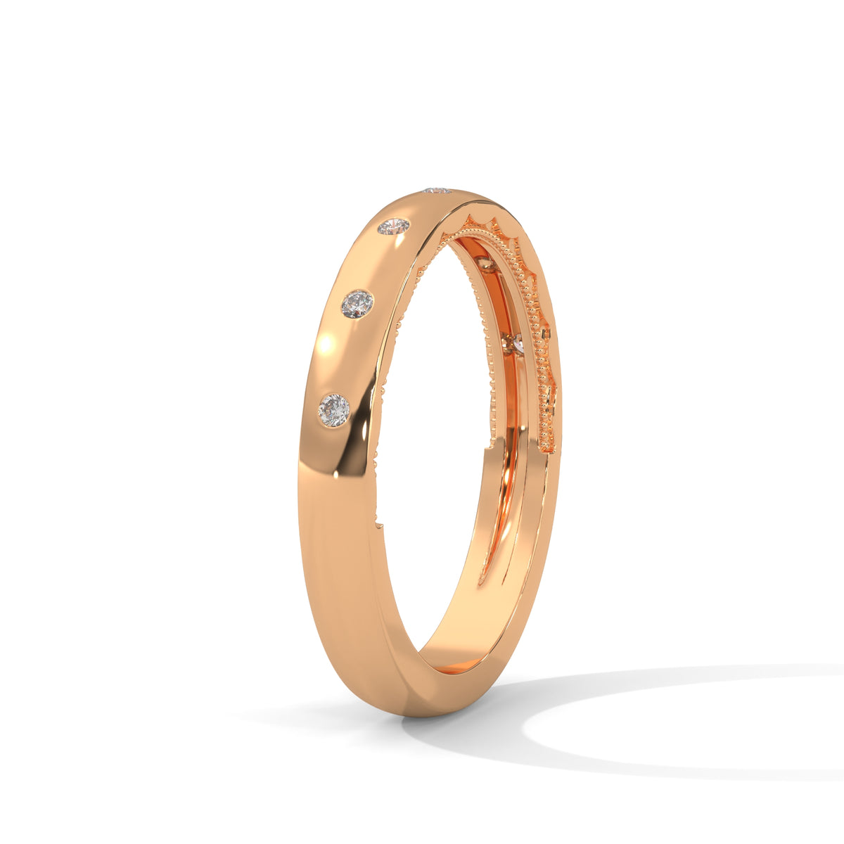 Scattered Stars Diamond Band Ring