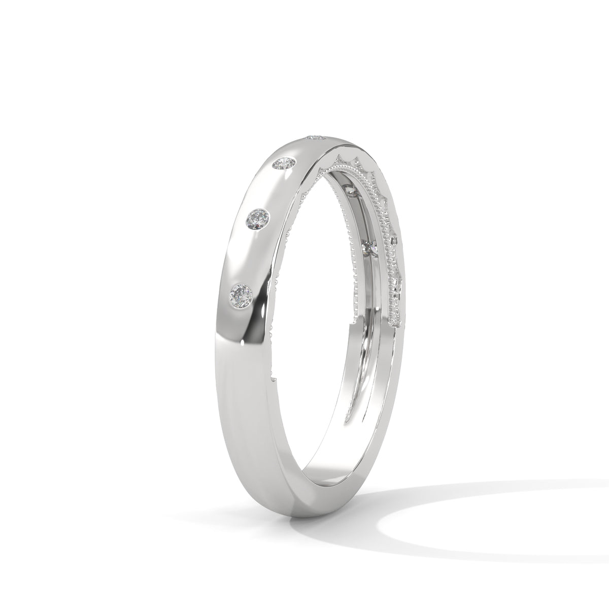 Scattered Stars Diamond Band Ring