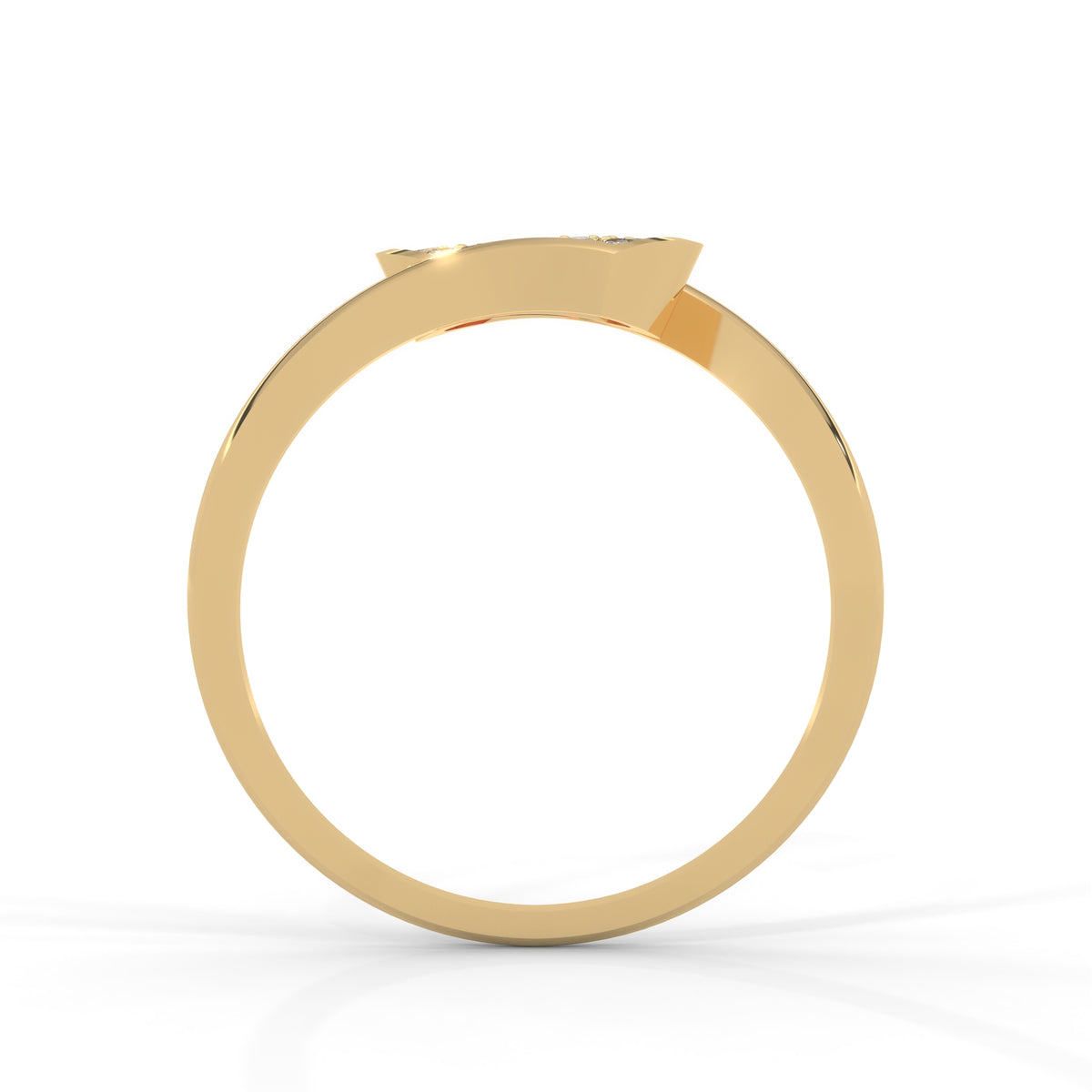 Dual Fan Bypass Diamond Ring