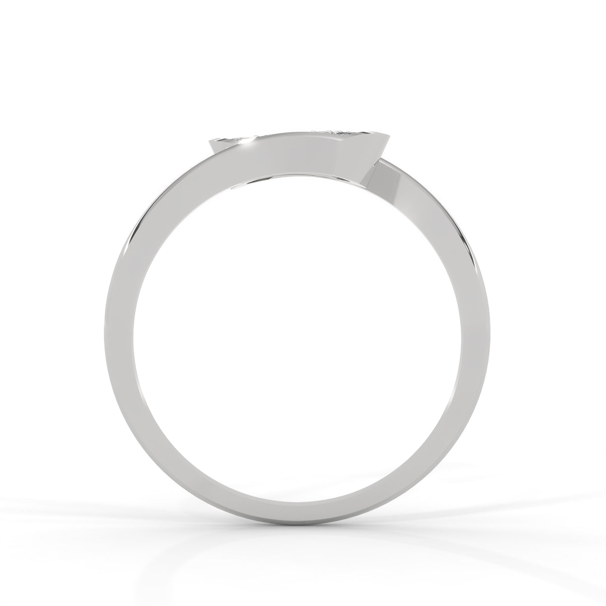 Dual Fan Bypass Diamond Ring