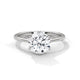 Timeless Crown Solitaire Ring