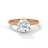 Timeless Crown Solitaire Ring