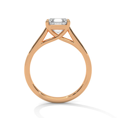 Sovereign Asscher Solitaire Ring — IGI Certified Diamond Jewellery | My Carat India