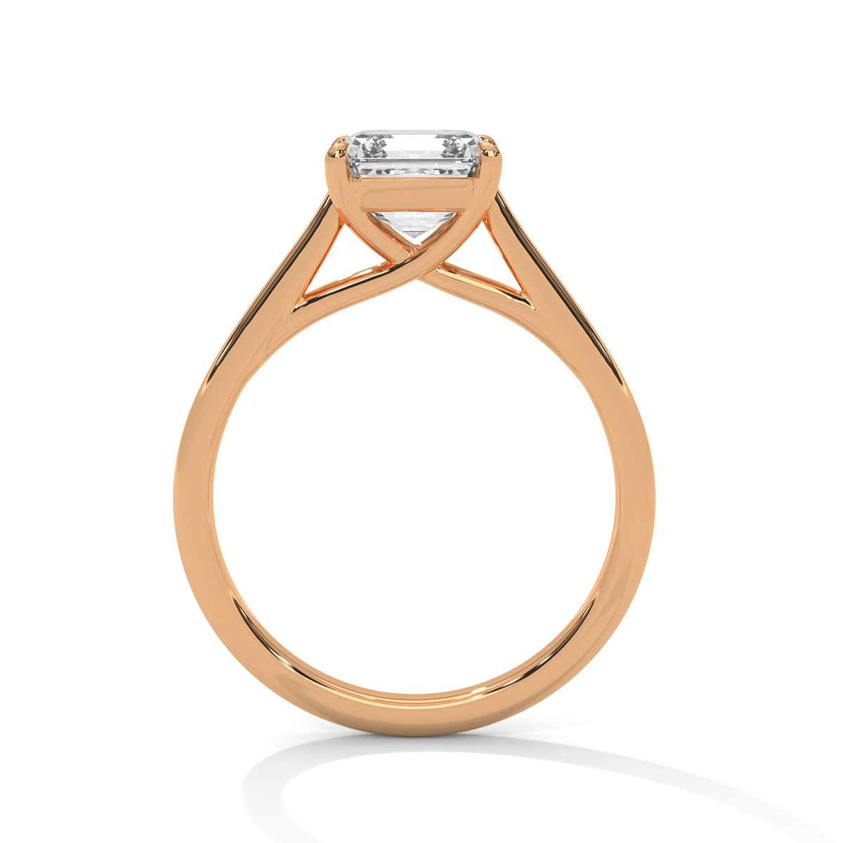 Sovereign Asscher Solitaire Ring
