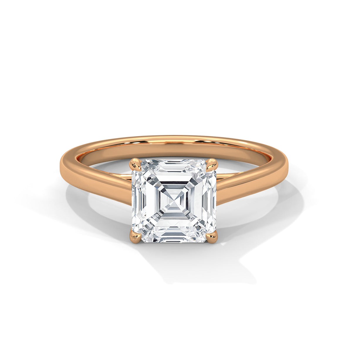 Sovereign Asscher Solitaire Ring