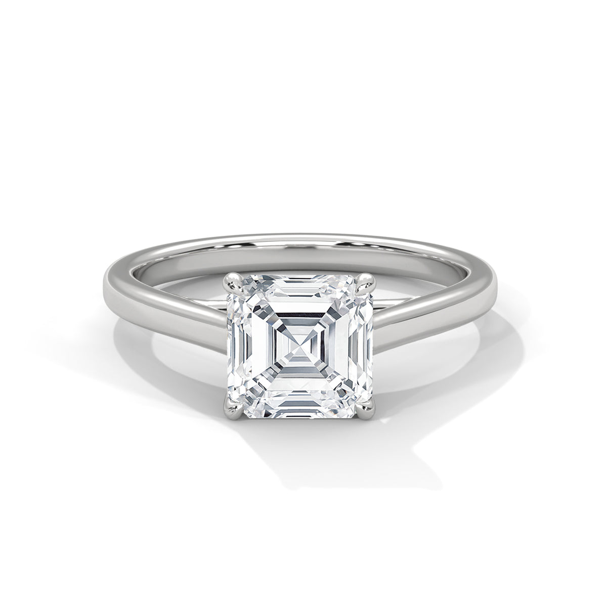 Sovereign Asscher Solitaire Ring