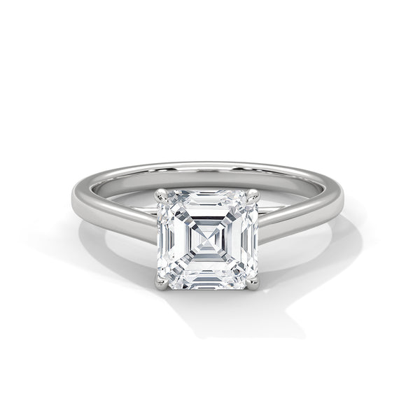 Sovereign Asscher Solitaire Ring