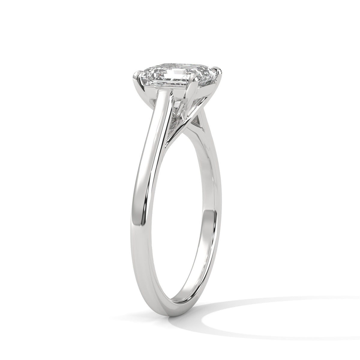 Sovereign Asscher Solitaire Ring