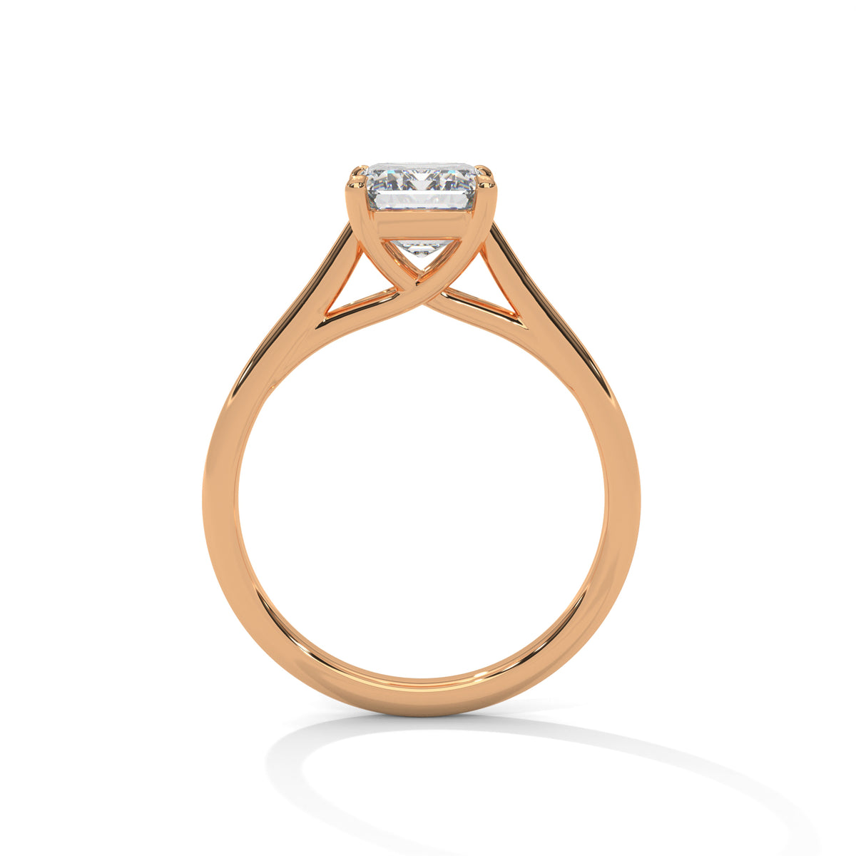 Luminous Radiant Solitaire Ring