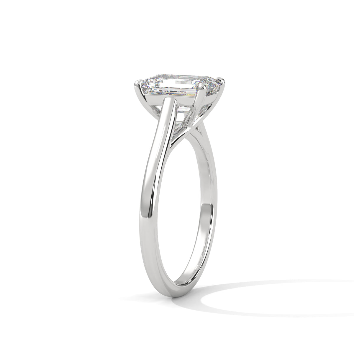 Luminous Radiant Solitaire Ring