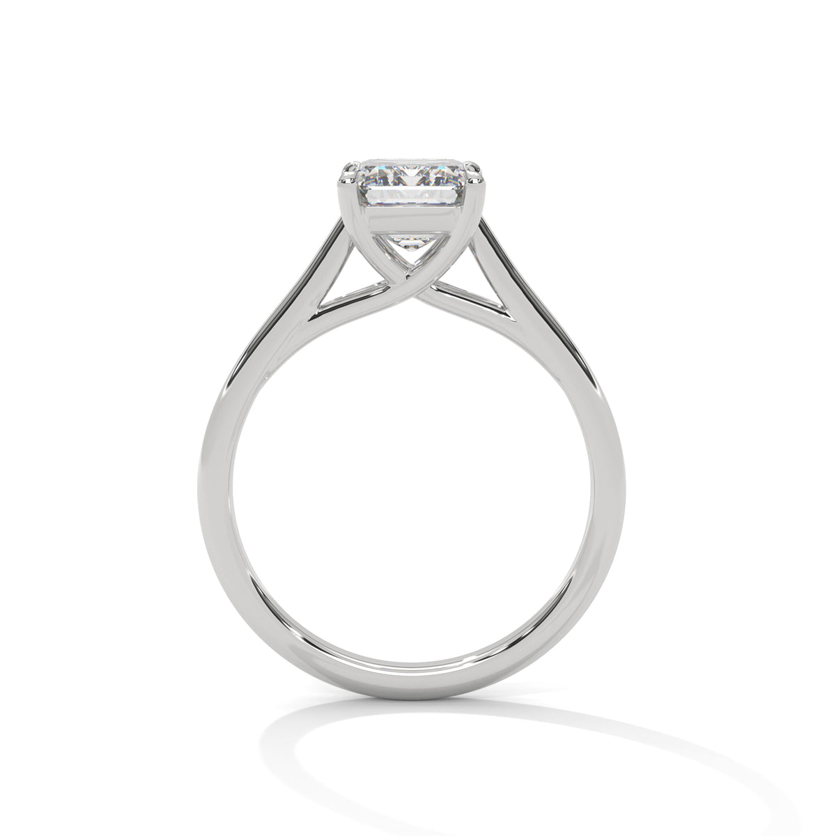Luminous Radiant Solitaire Ring