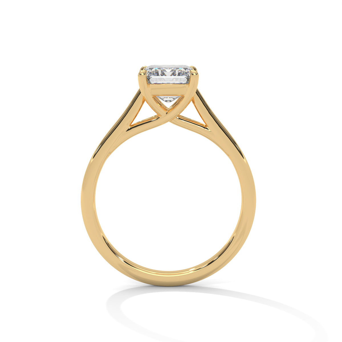 Luminous Radiant Solitaire Ring