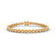Bezel Circle Tennis Bracelet