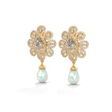 Blooming Petal Halo Dangler Earrings