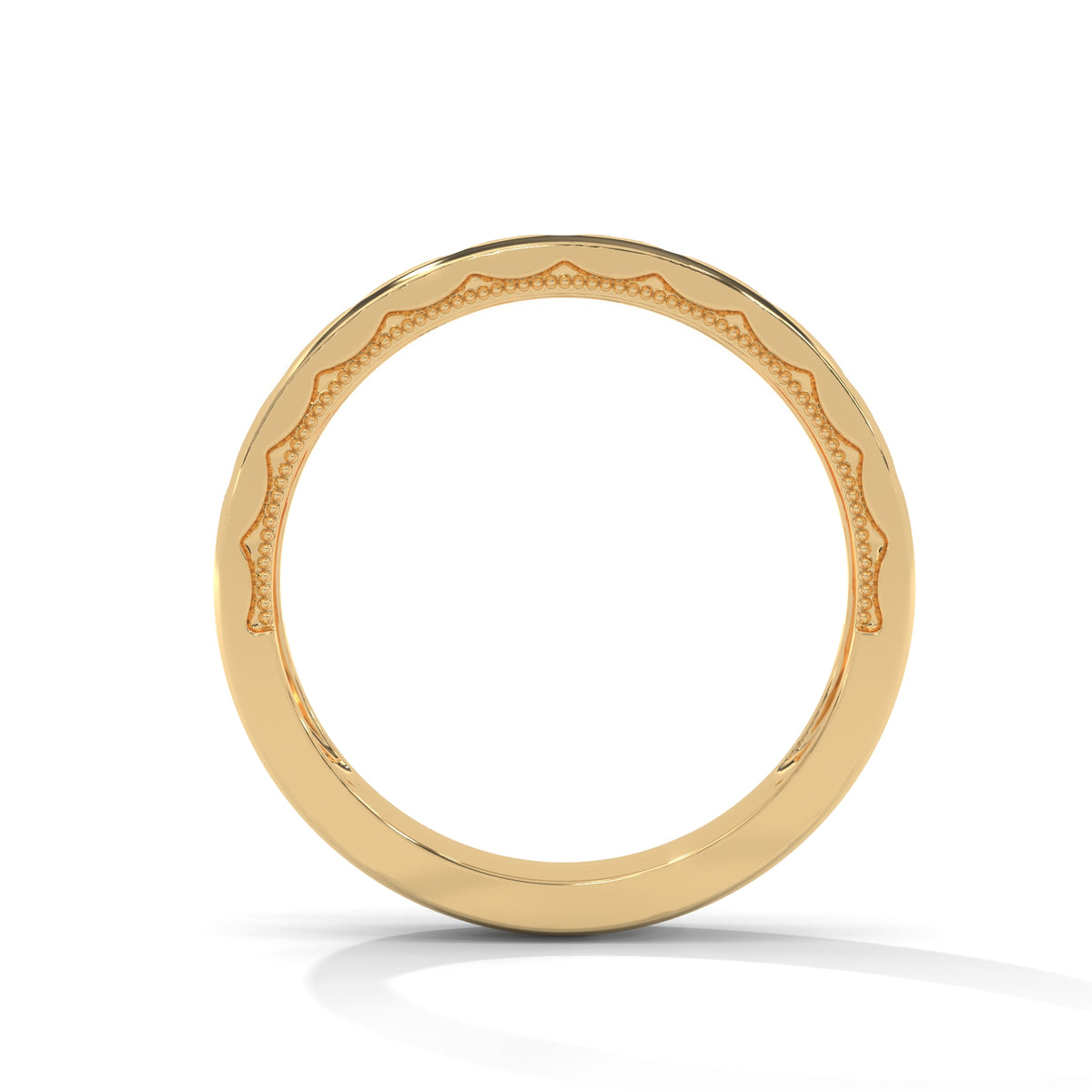 Diamond Signet Band Ring