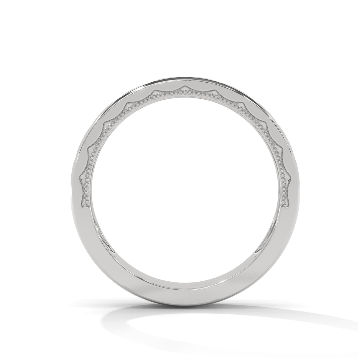 Diamond Signet Band Ring