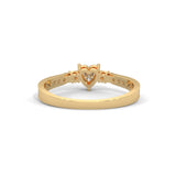 Sweetheart Bloom Solitaire Ring