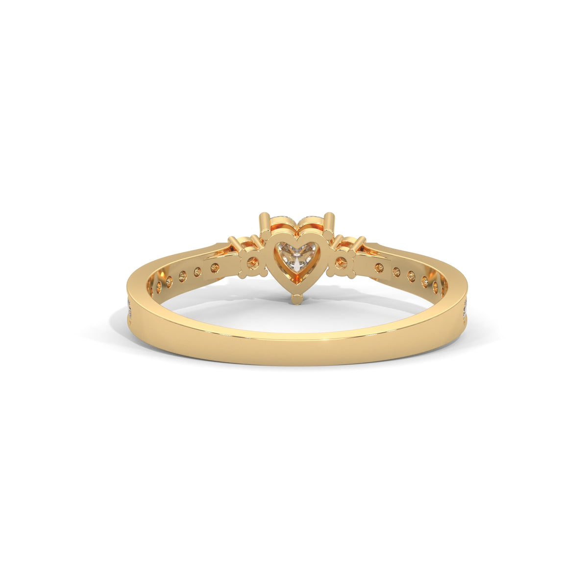 Sweetheart Bloom Solitaire Ring