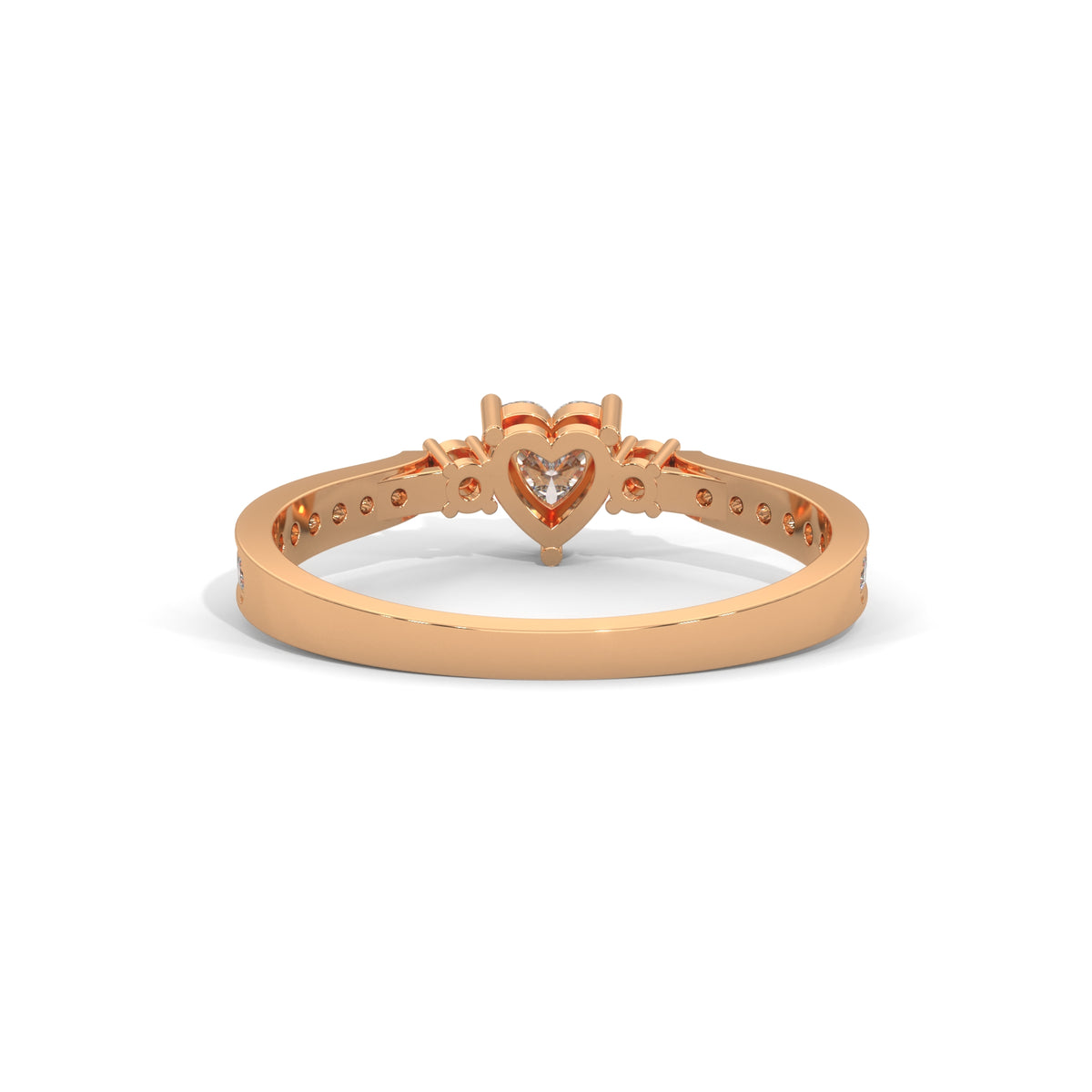 Sweetheart Bloom Solitaire Ring