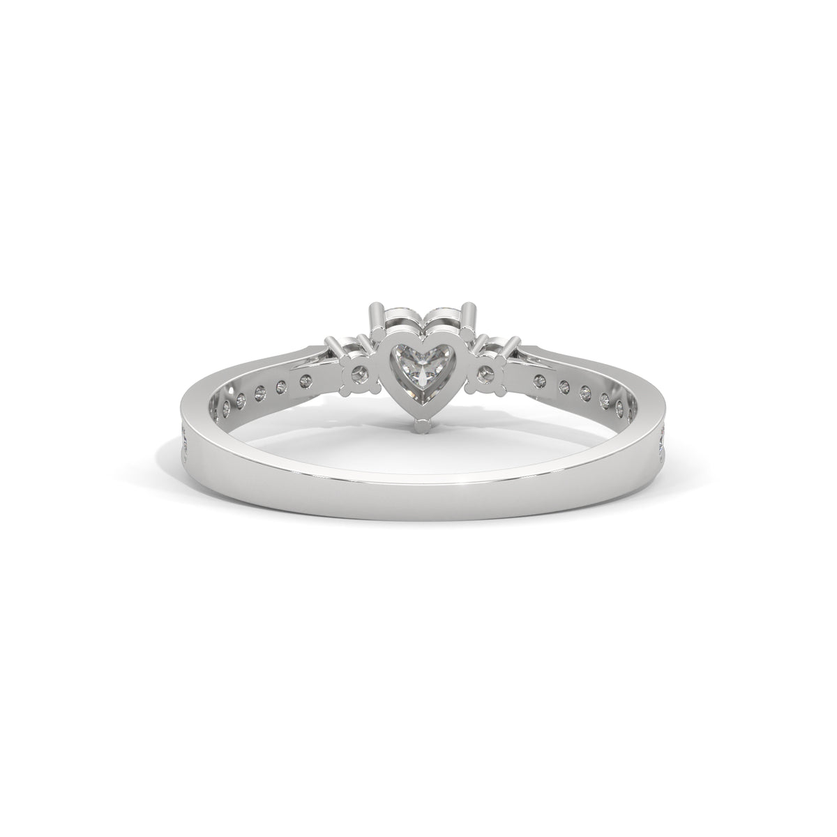 Sweetheart Bloom Solitaire Ring