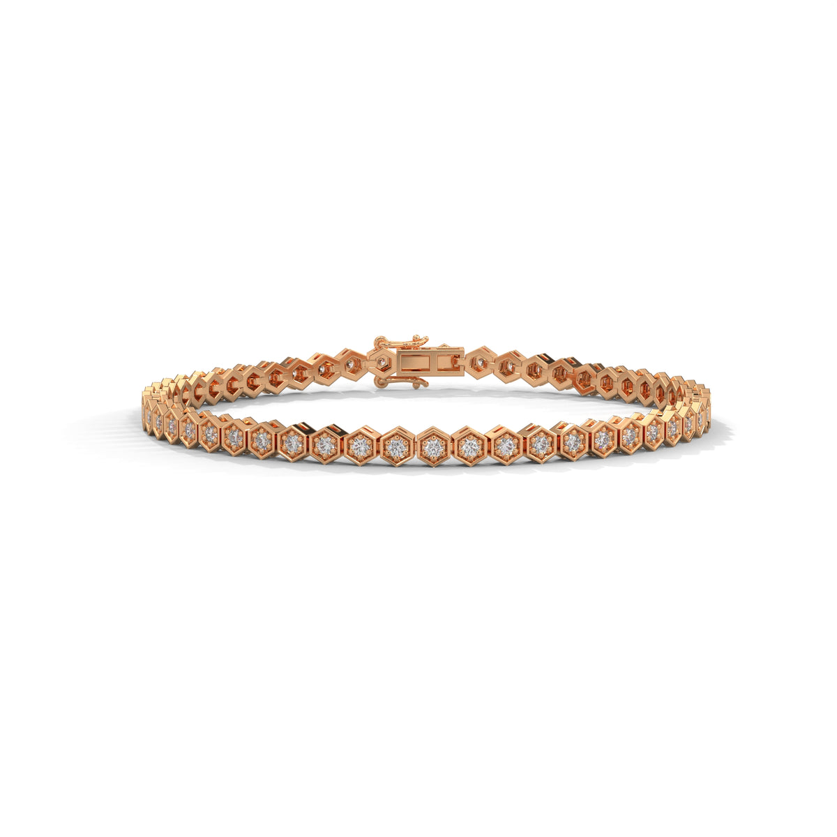 Honeycomb Glow Diamond Bracelet