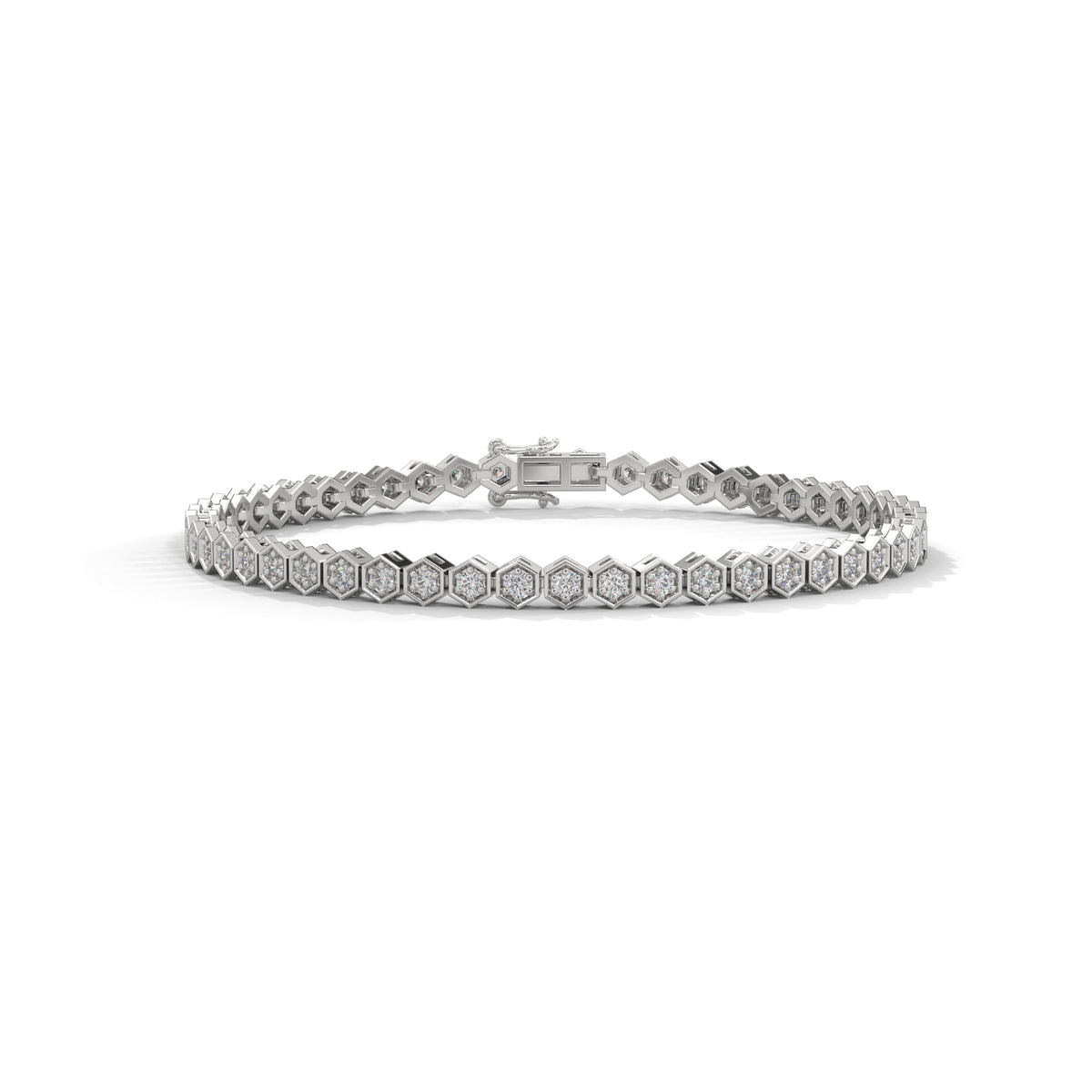 Honeycomb Glow Diamond Bracelet