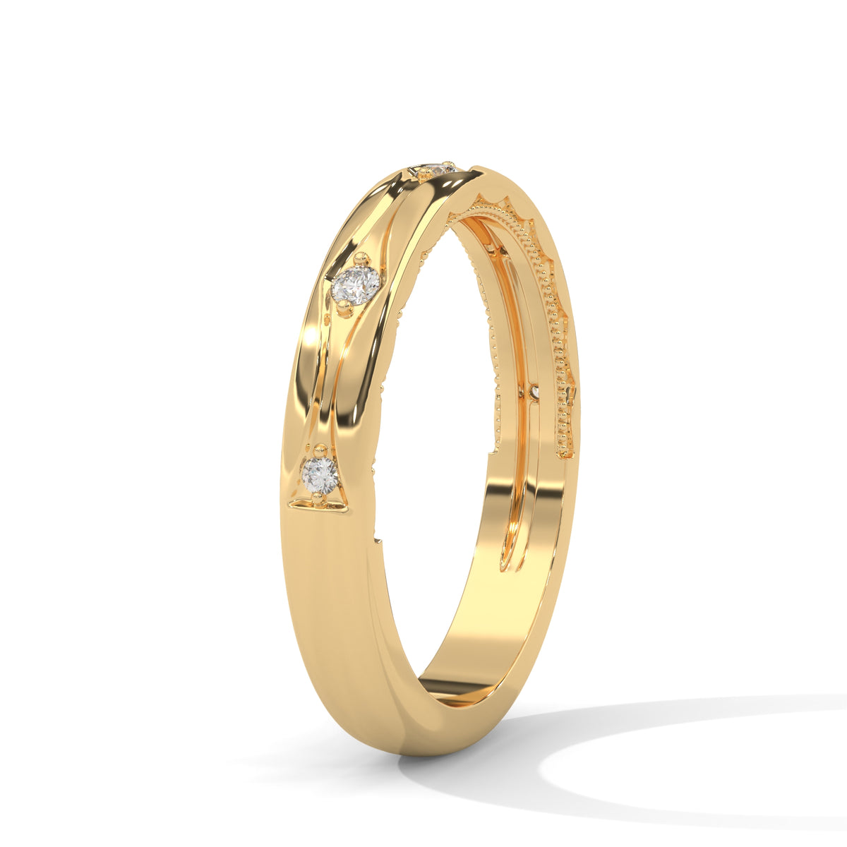Celestial Arc Diamond Band Ring
