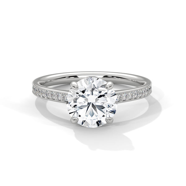 Celestial Crown Solitaire Ring