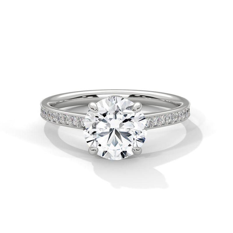 Celestial Crown Solitaire Ring