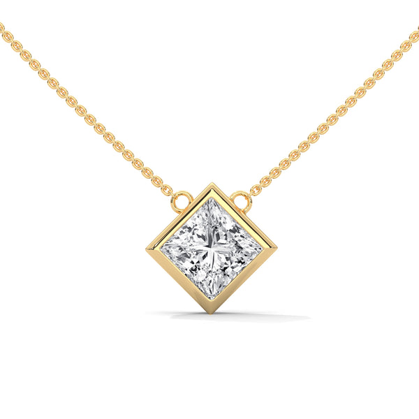 Royal Frame Solitaire Pendant